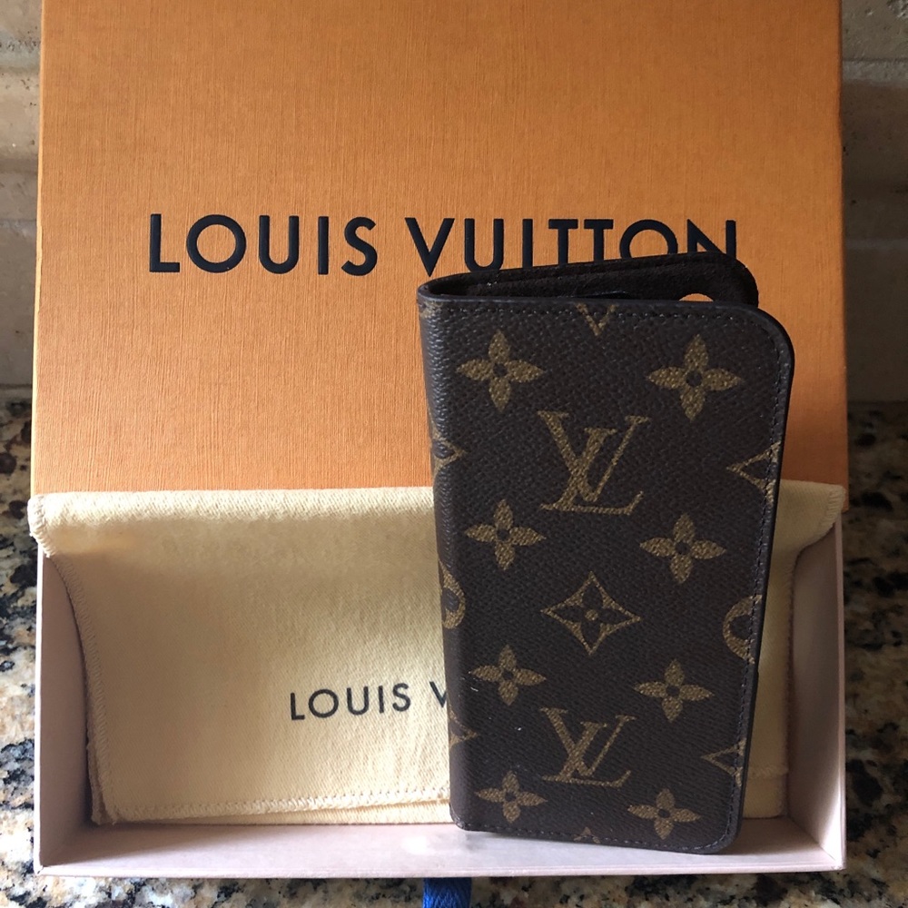 Louis Vuitton iPhone X folio case